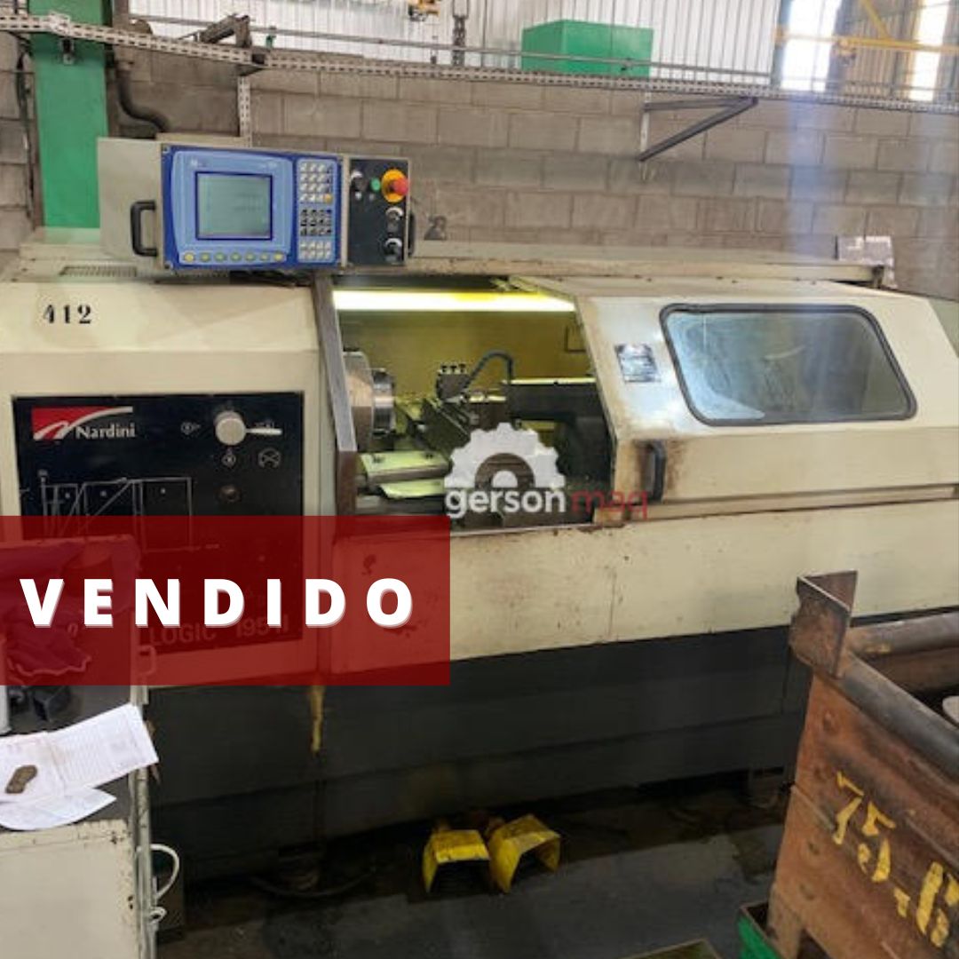 TORNO CNC NARDINI LOGIC 195 II SISTEMA GANG